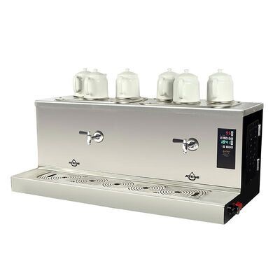Ateşe Cappadocia Smart Plus Çay Kazanı, 6 Demlik, 30+30 L, Gaz+Elektrikli, Statik Boyalı